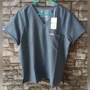 FIGS Blue Women's Scrub Top